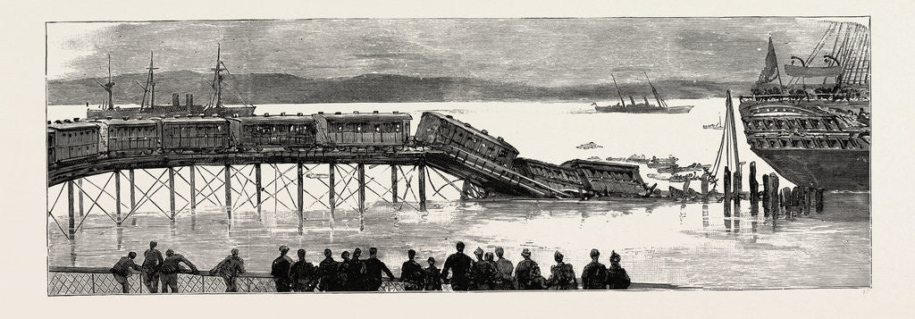 Detail of The Accident to H.M. Indian Troopship Crocodile at Portsmouth by Anonymous