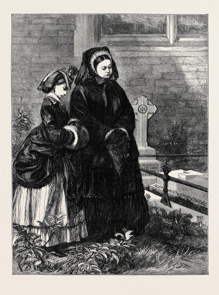 Detail of A Recent Sketch in Sandringham Churchyard by Anonymous