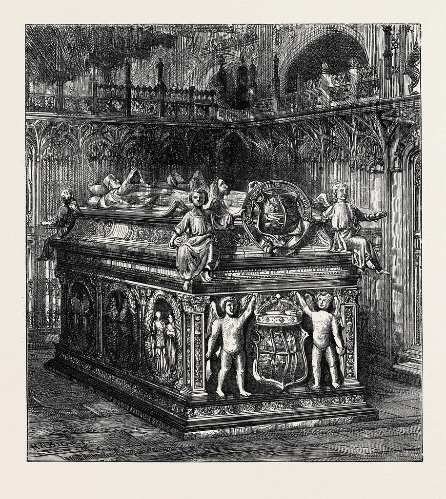 Detail of The Tomb of Henry VII., in Westminster Abbey, London by Anonymous