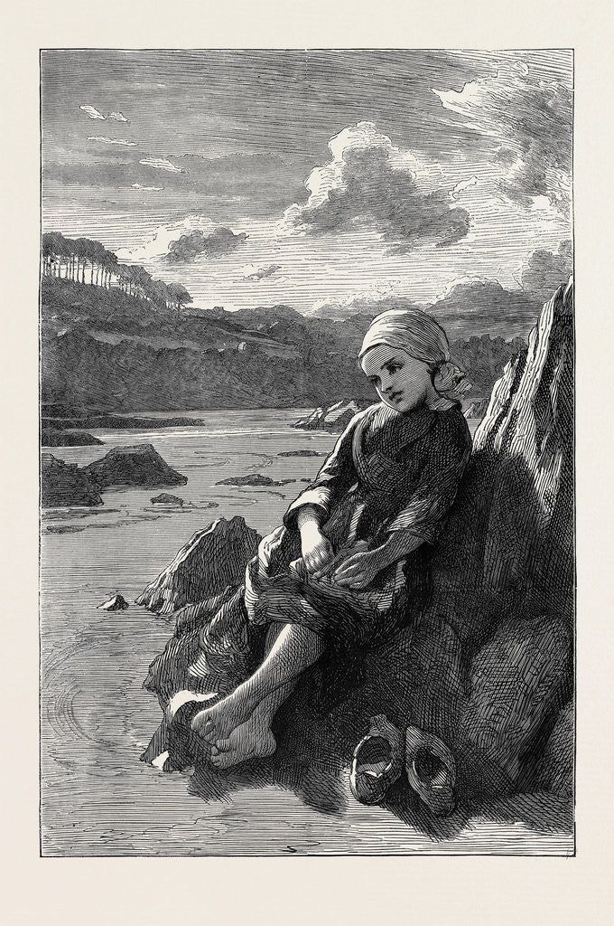Detail of Petite Marie, from a Picture by F. Skill in the Institute of Water Colour Painters by Anonymous