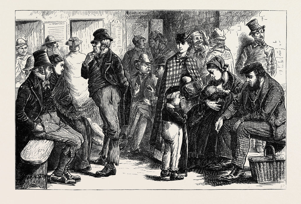 Detail of Australian Sketches, the Melbourne Immigrants' Home by Anonymous