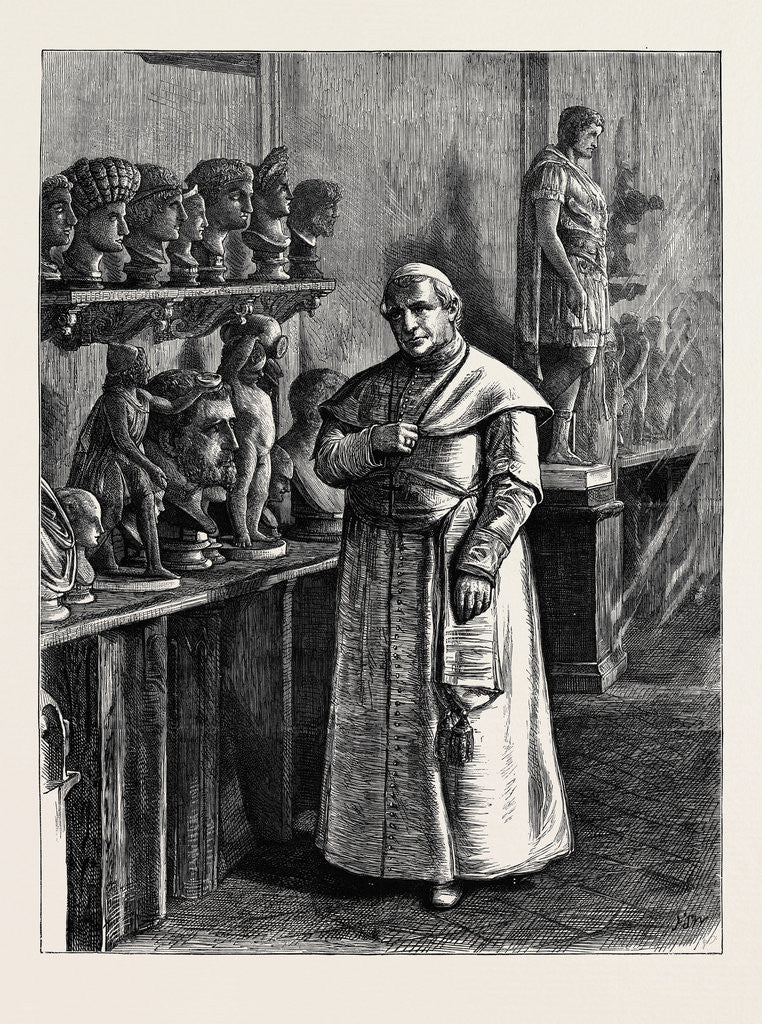 Detail of Il Penseroso, the Pope in the Vatican by Anonymous