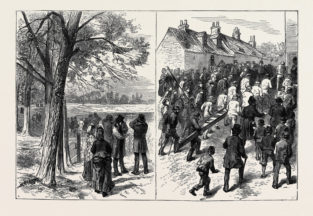 Detail of Sketches on the Thames: Training for the Race by Anonymous