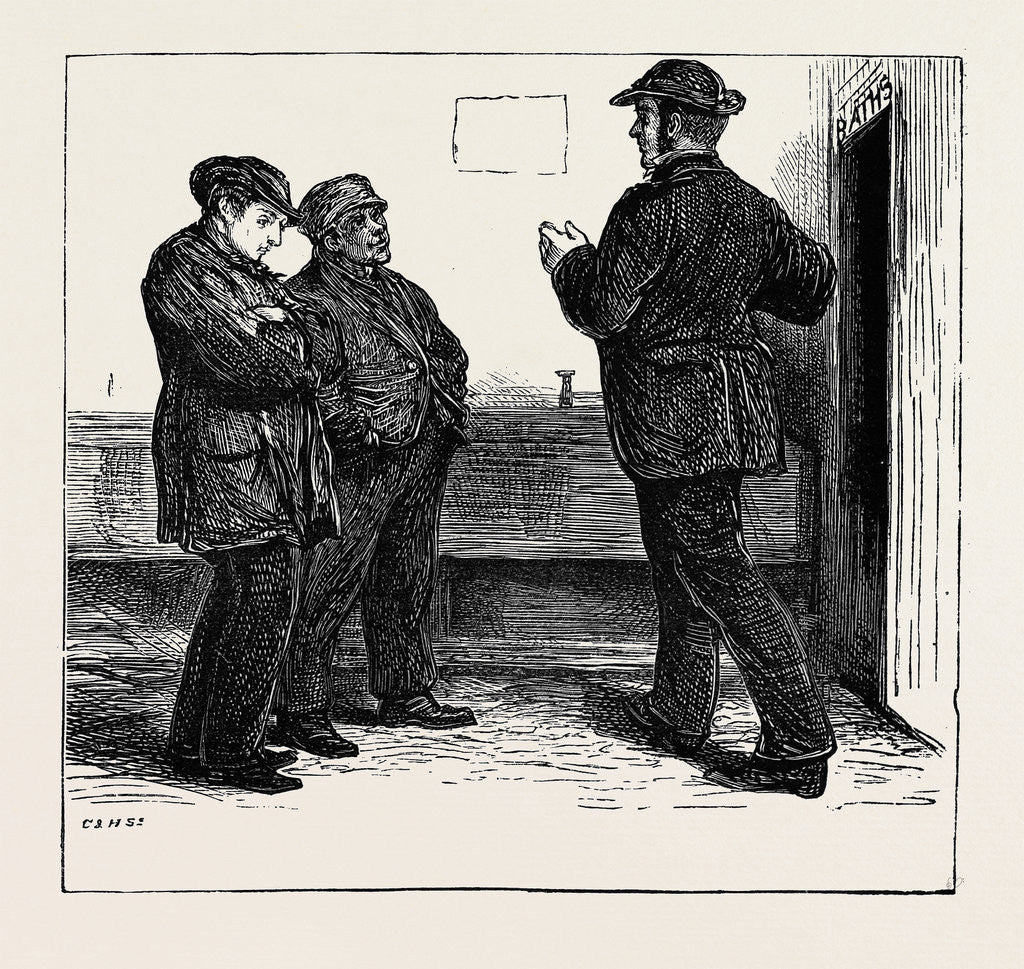 Detail of Home for News-Boys in the Metropolis: The Order of the Bath by Anonymous