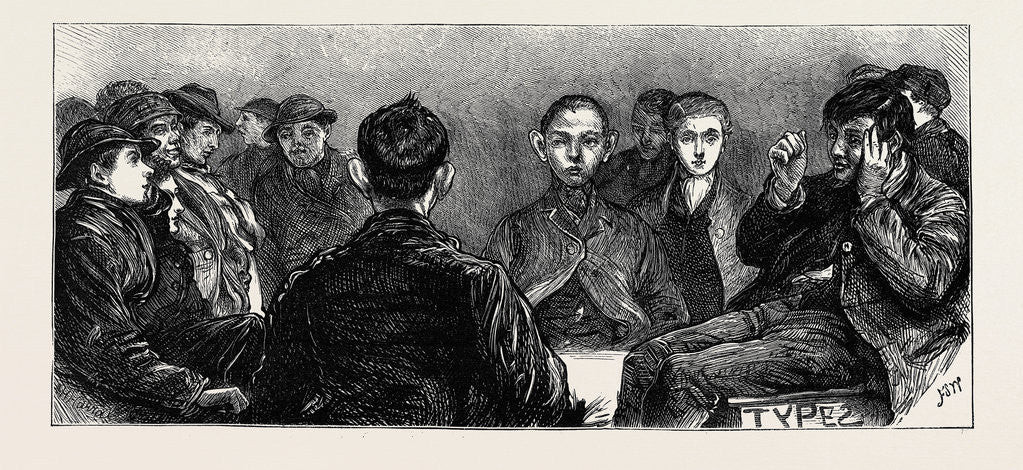 Detail of Home for News-Boys in the Metropolis: Specimens of the Inmates by Anonymous