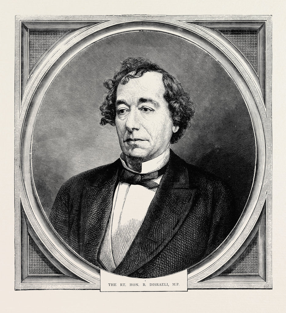 Detail of The Rt. Hon. B. Disraeli, M.P. by Anonymous