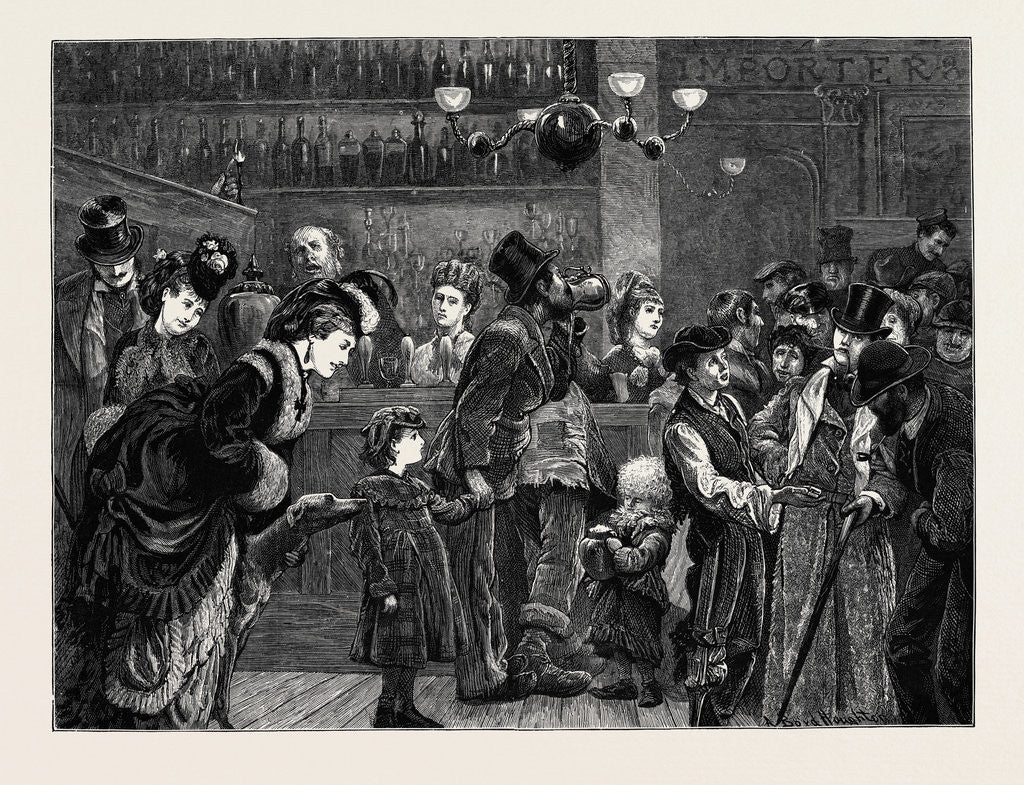 Detail of Sketches in London: Before the Bar by Anonymous