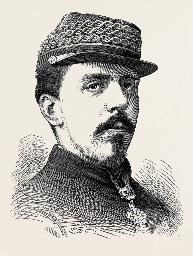Detail of The Carlist Insurrection in Spain: Don Carlos by Anonymous