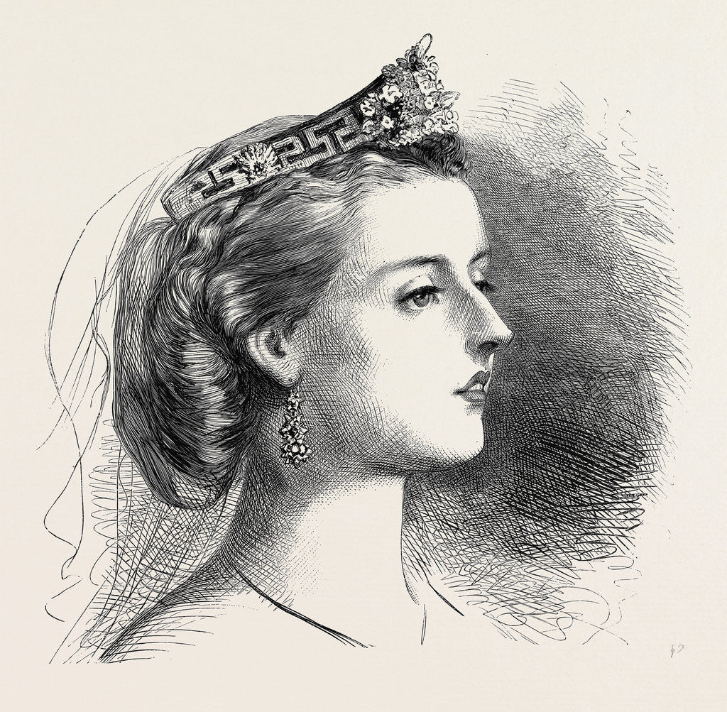 Detail of Her Excellency the Countess Spencer by Anonymous