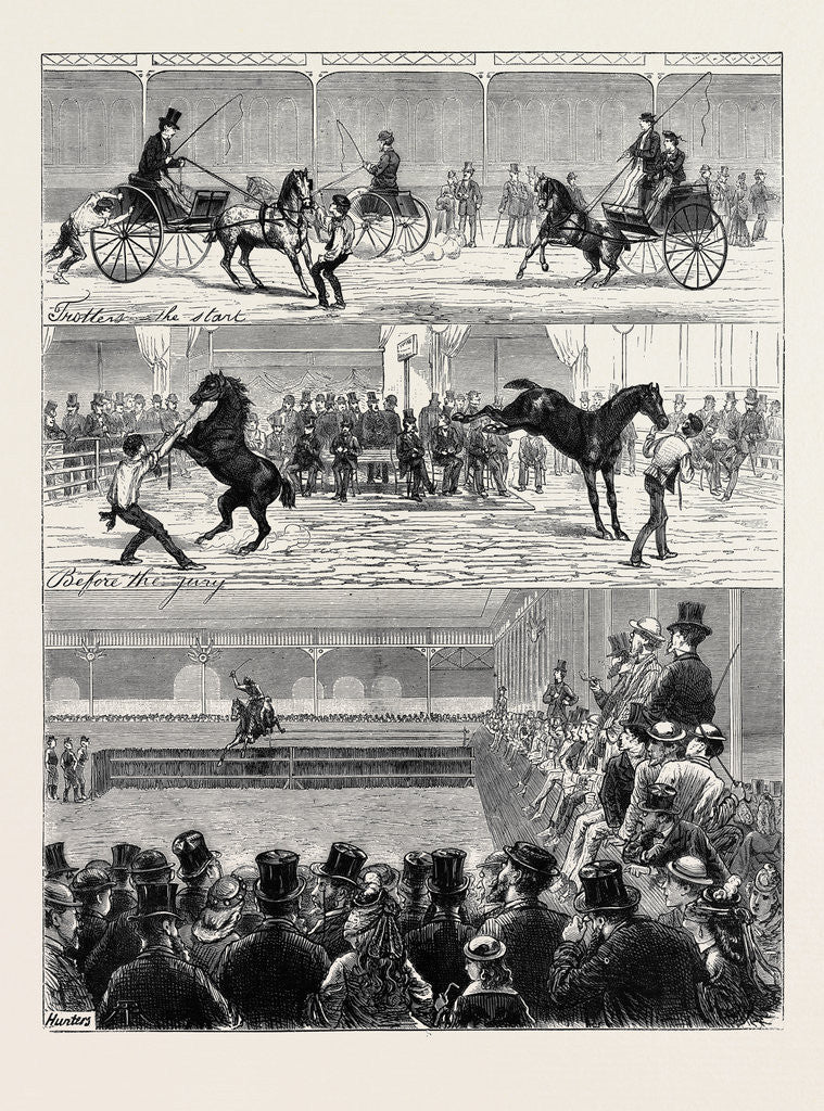 Detail of A Parisian Horse Show by Anonymous