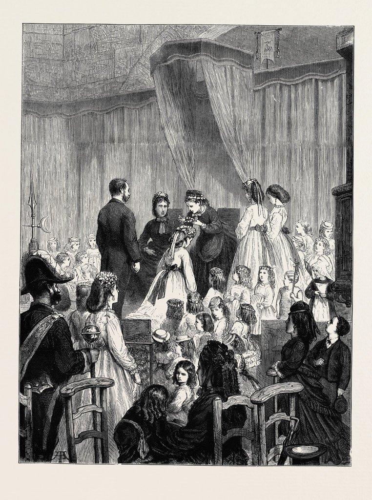 Detail of Crowning the Rosière at Nanterre, Near Paris by Anonymous