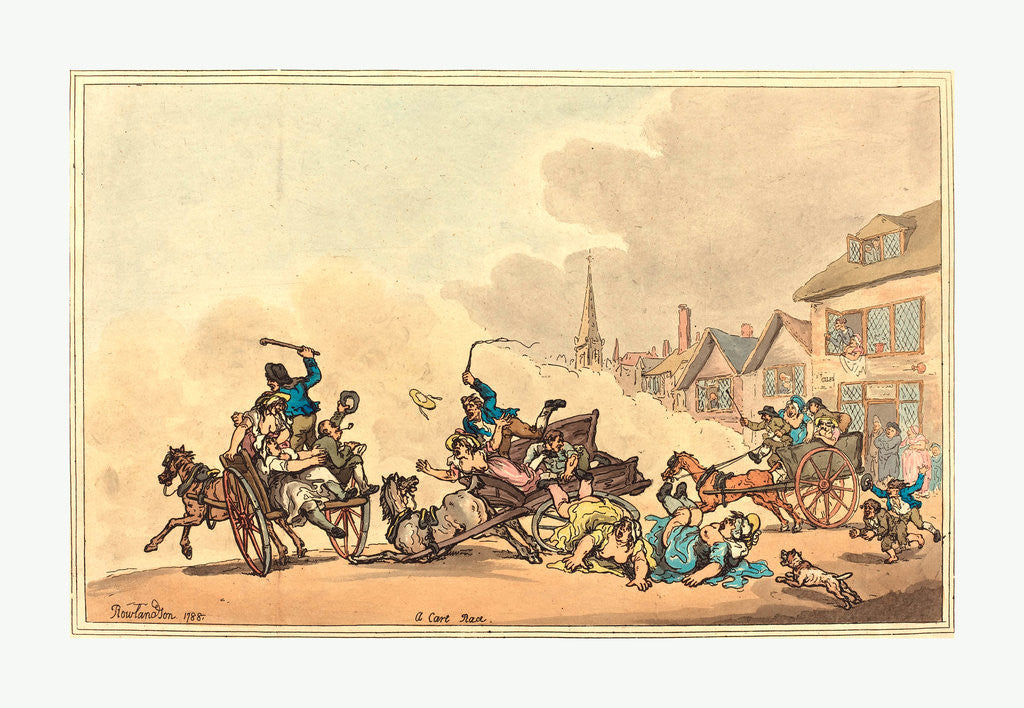 Detail of A Cart Race by Anonymous
