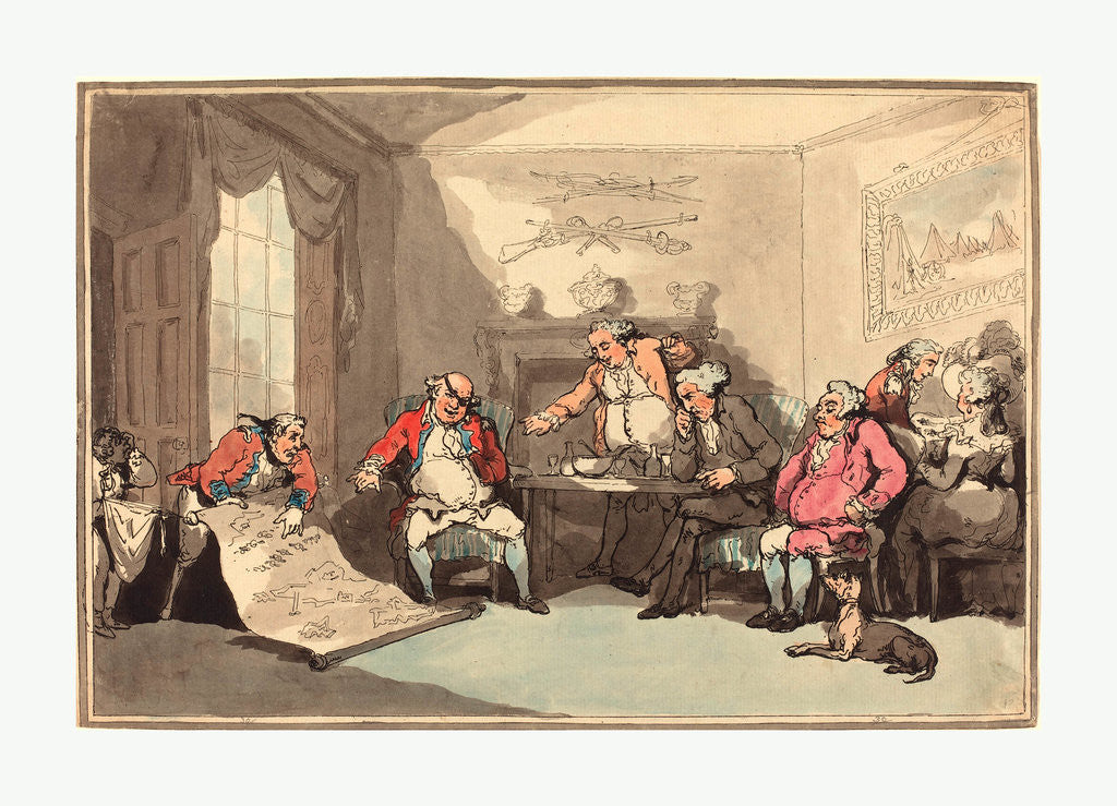 Detail of A Militia Meeting by Anonymous