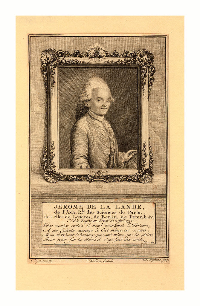 Detail of Jerome De La Lande by Anonymous