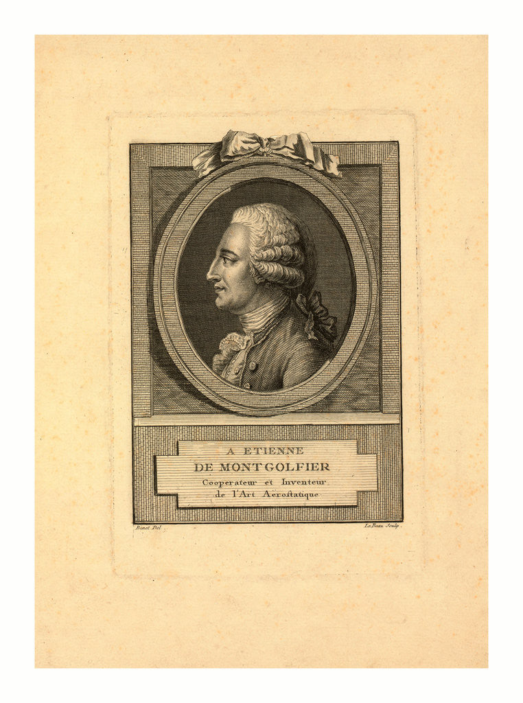 Detail of A Etienne De Montgolfier, Aeronaut by Anonymous