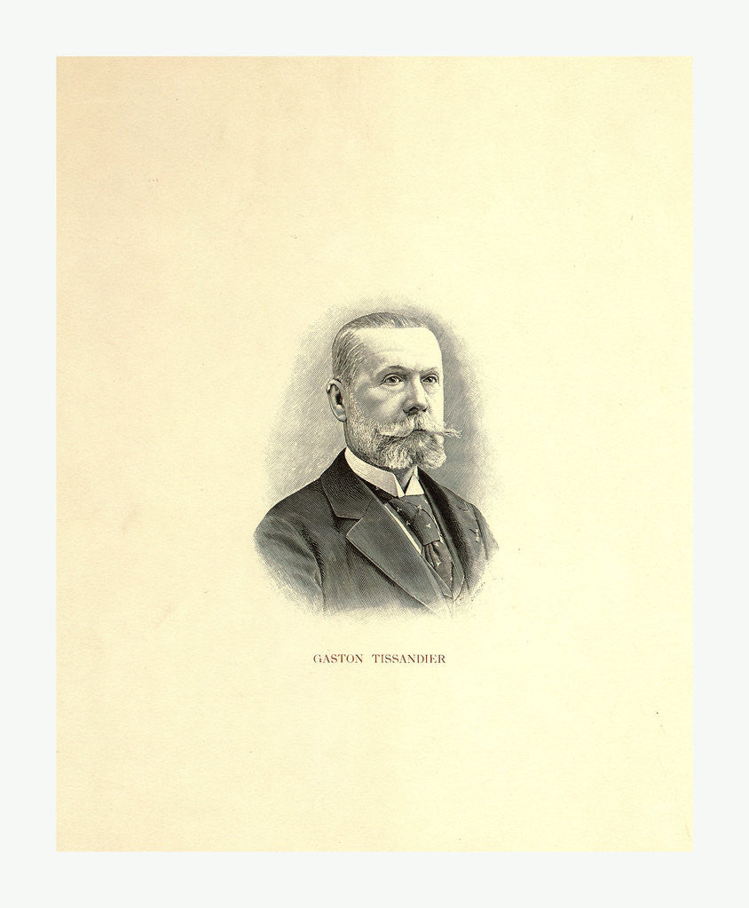 Detail of Gaston Tissandier, Paris Between 1880 and 1900 by Anonymous