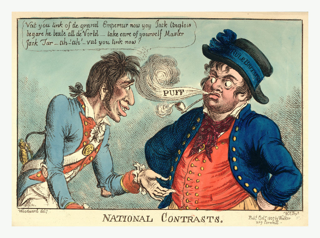 Detail of National Contrasts by Anonymous