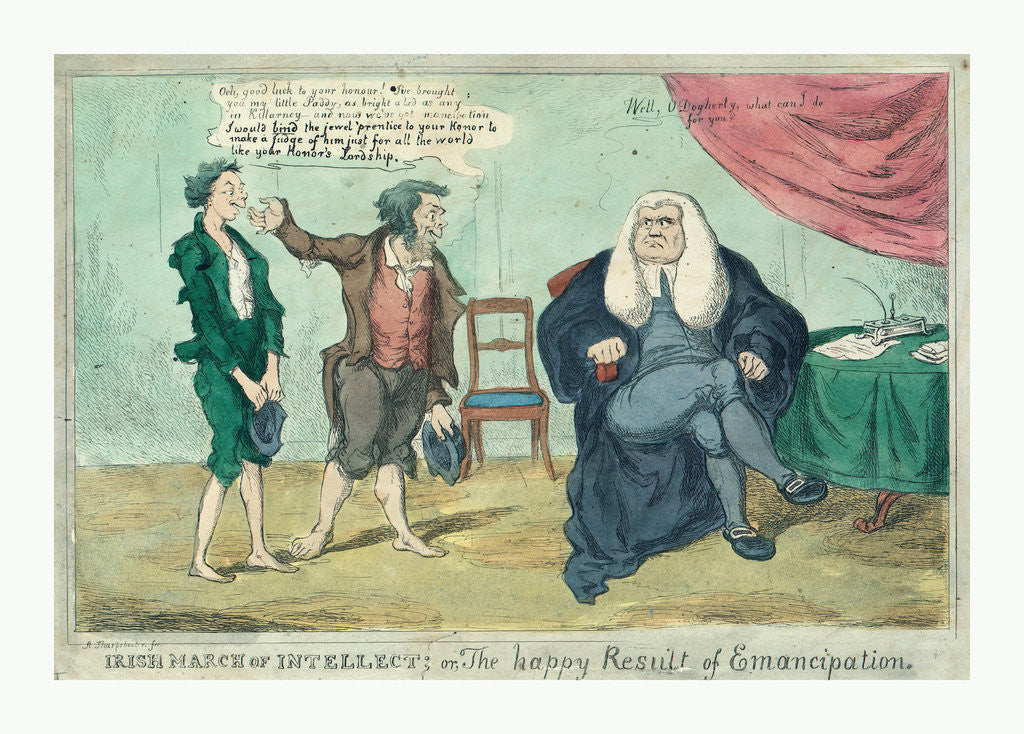 Detail of Irish March of Intellect; or by Anonymous