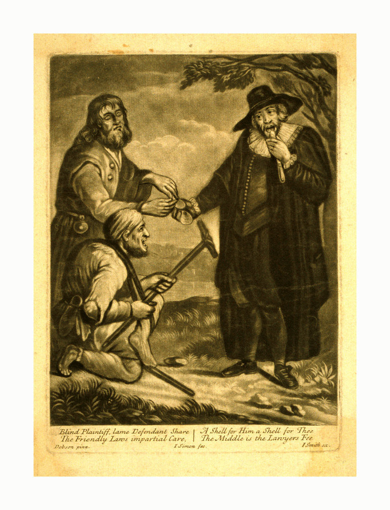 Detail of Blind Plaintiff by Anonymous