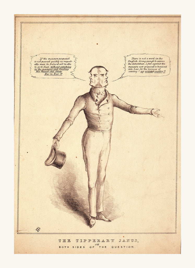 Detail of The Tipperary Janus by Anonymous