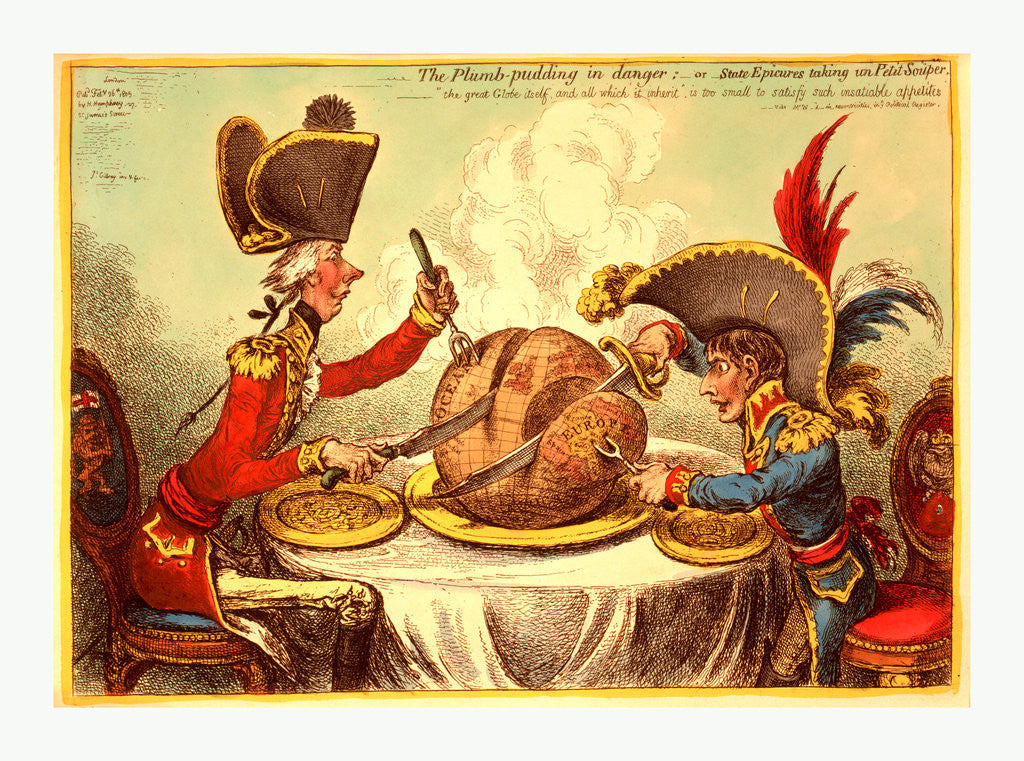 Detail of The Plumb Pudding in Danger by Anonymous