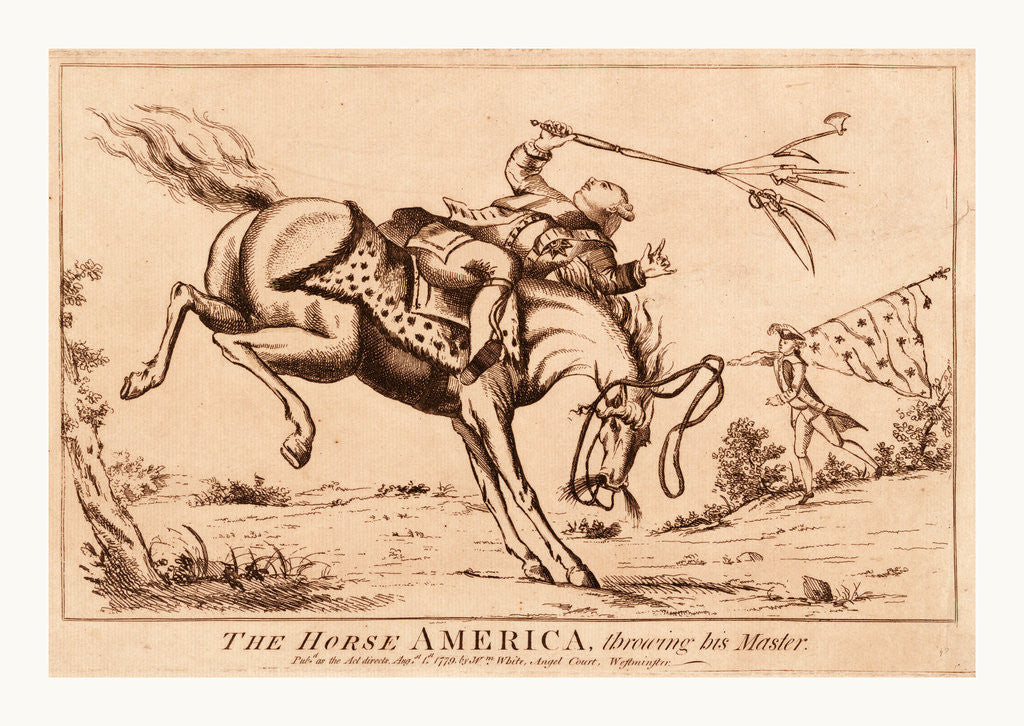 Detail of The Horse America by Anonymous
