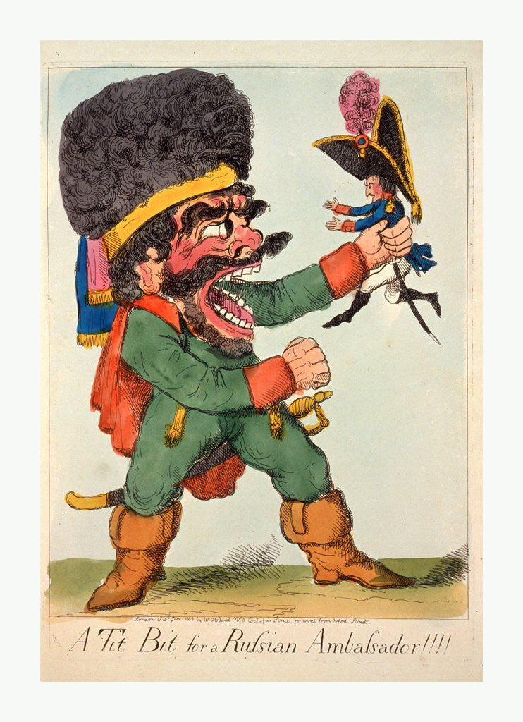 Detail of A Tit Bit for a Russian Ambassador by Anonymous