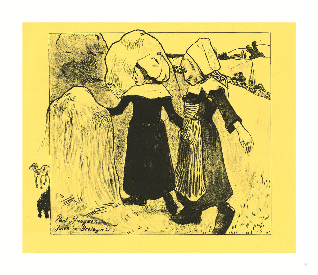 Detail of Pleasures of Brittany (Joies De Bretagne) by Anonymous