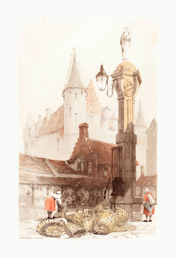 Detail of Fish Market by Anonymous