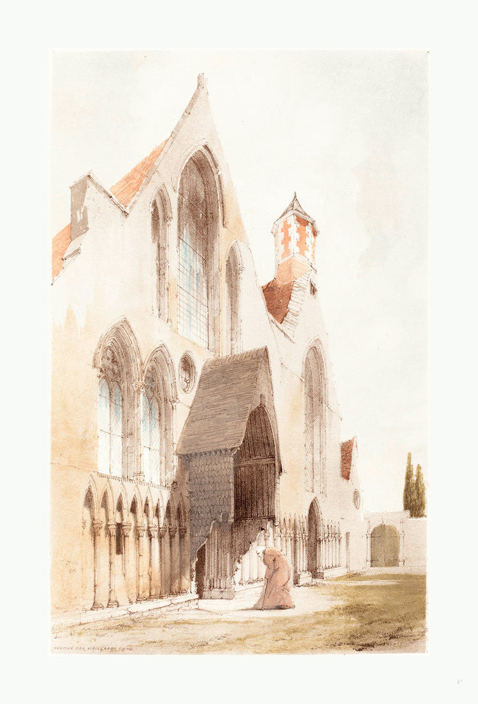 Detail of Hospice Des Viellards by Anonymous