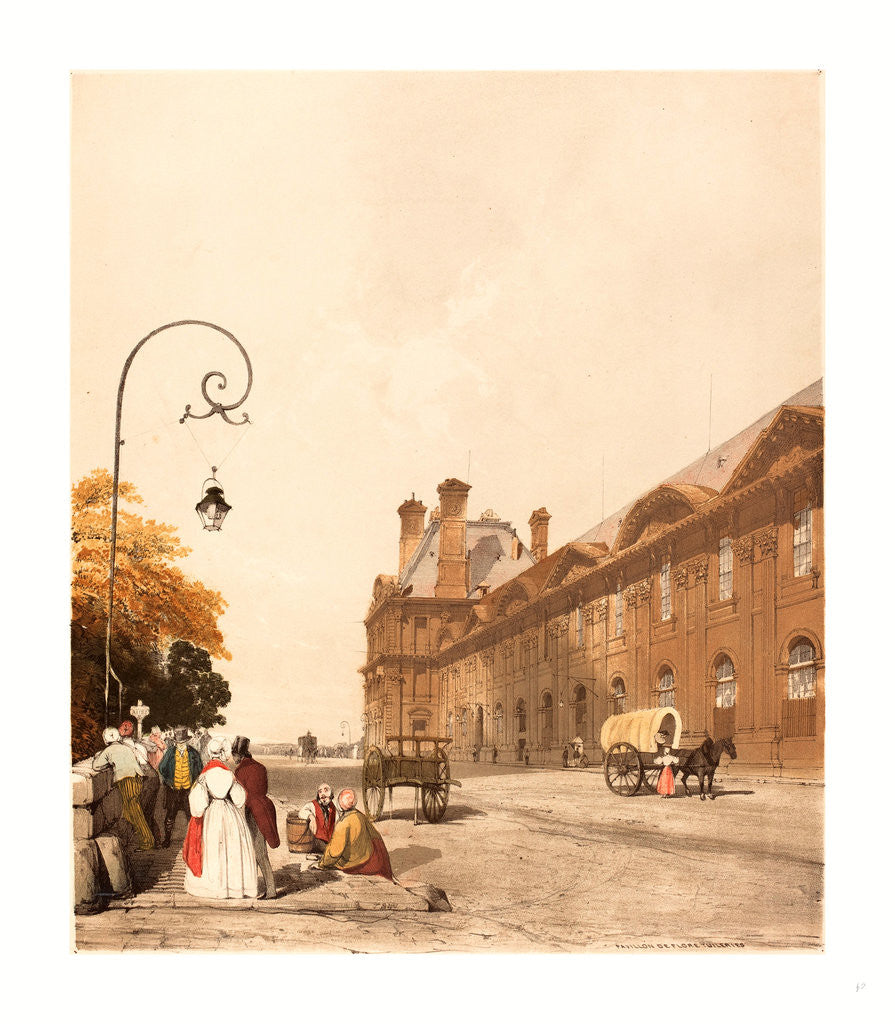 Detail of Pavillon De Flore by Anonymous