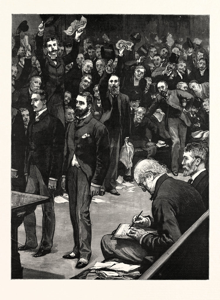 Detail of The Defeat of the Gladstone Ministry, Tuesday Morning, June 9, 1885 by Anonymous