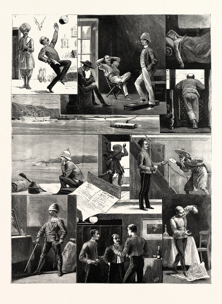 Detail of A Subaltern's Experiences During the Recent Russian War Scare in India. Peace, War, and Then Peace Again by Anonymous