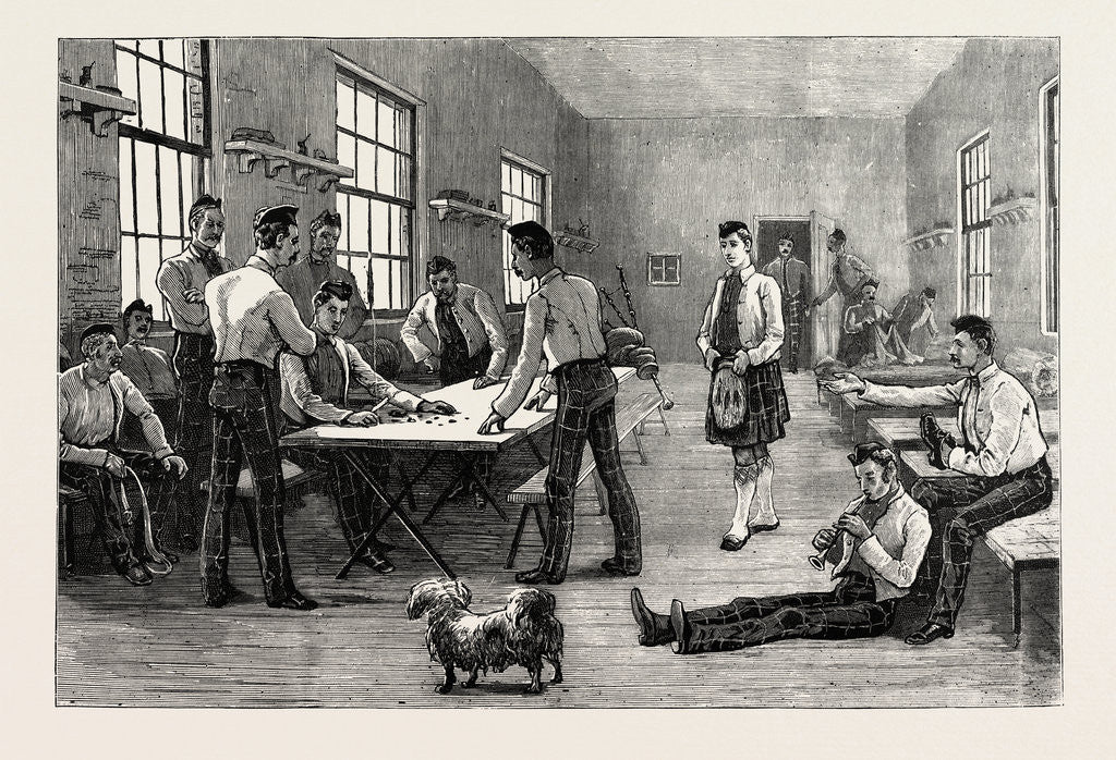 Detail of The Royal Wedding, Dividing the Princess Beatrice's Wedding Cake at the Barracks, Windsor Castle by Anonymous