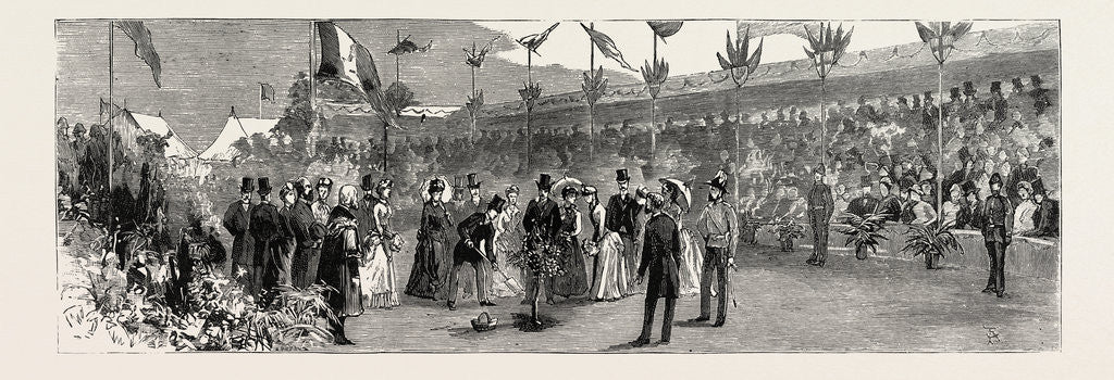 Detail of Prince Albert Victor Planting a Tree in the Cleethorpes Cliff Gardens by Anonymous