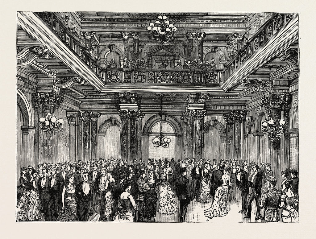 Detail of Opening of the New Houses of Parliament, Capetown: Reception in the Vestibule by Anonymous