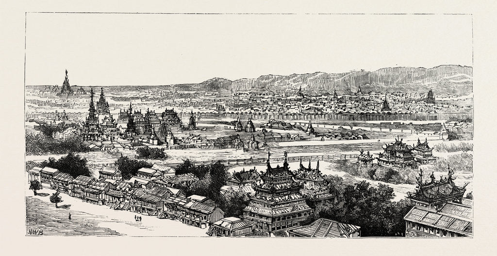 Detail of View of Mandalay by Anonymous