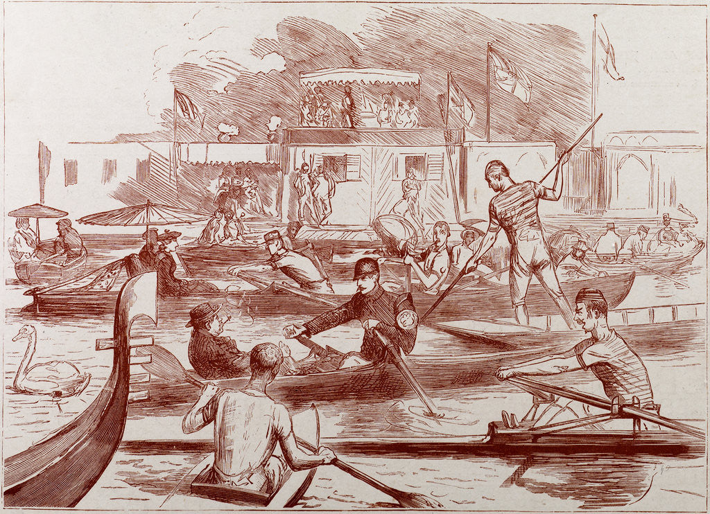 Detail of Clearing the Course, Henley by Anonymous