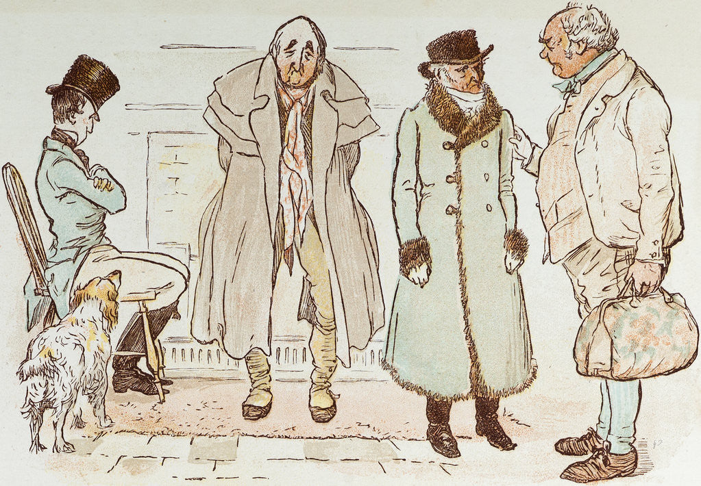 Detail of The Curmudgeons' Christmas by Anonymous