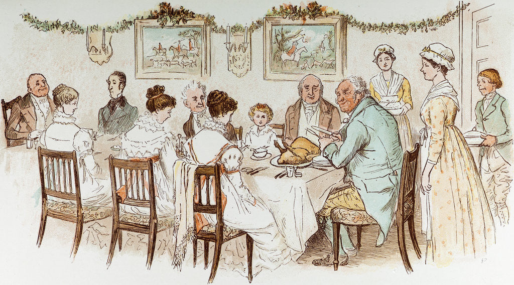 Detail of The Curmudgeons' Christmas by Anonymous