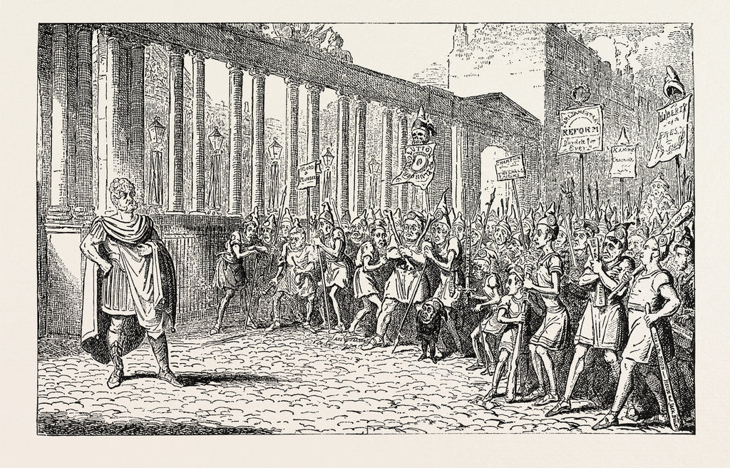 Detail of George Cruikshank: Coriolanus Addressing the Plebeians, 1820 by Anonymous