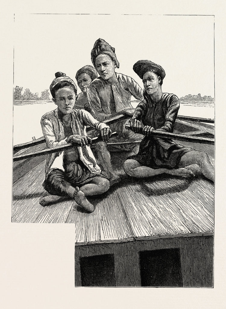 Detail of Up the Sittang River in Burma by Anonymous