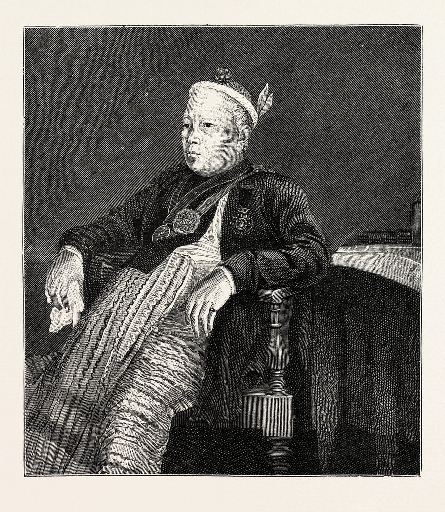 Detail of Ex-Judge Moung Oon (C.I.E.) Rangoon by Anonymous