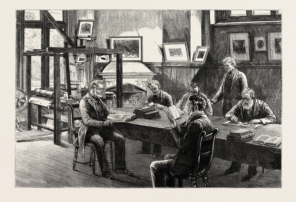 Detail of The Men's Day Room, French Protestant Hospital, Victoria Park by Anonymous