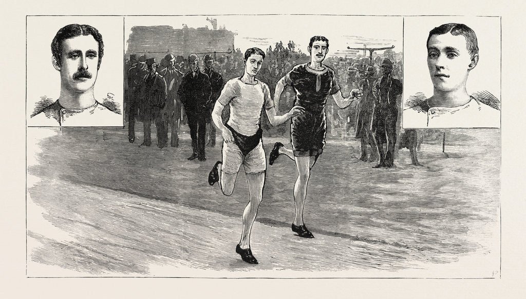 Detail of The Ten-Mile Race at Lillie Bridge Between W.G. George and W. Cummings for £100 a Side by Anonymous