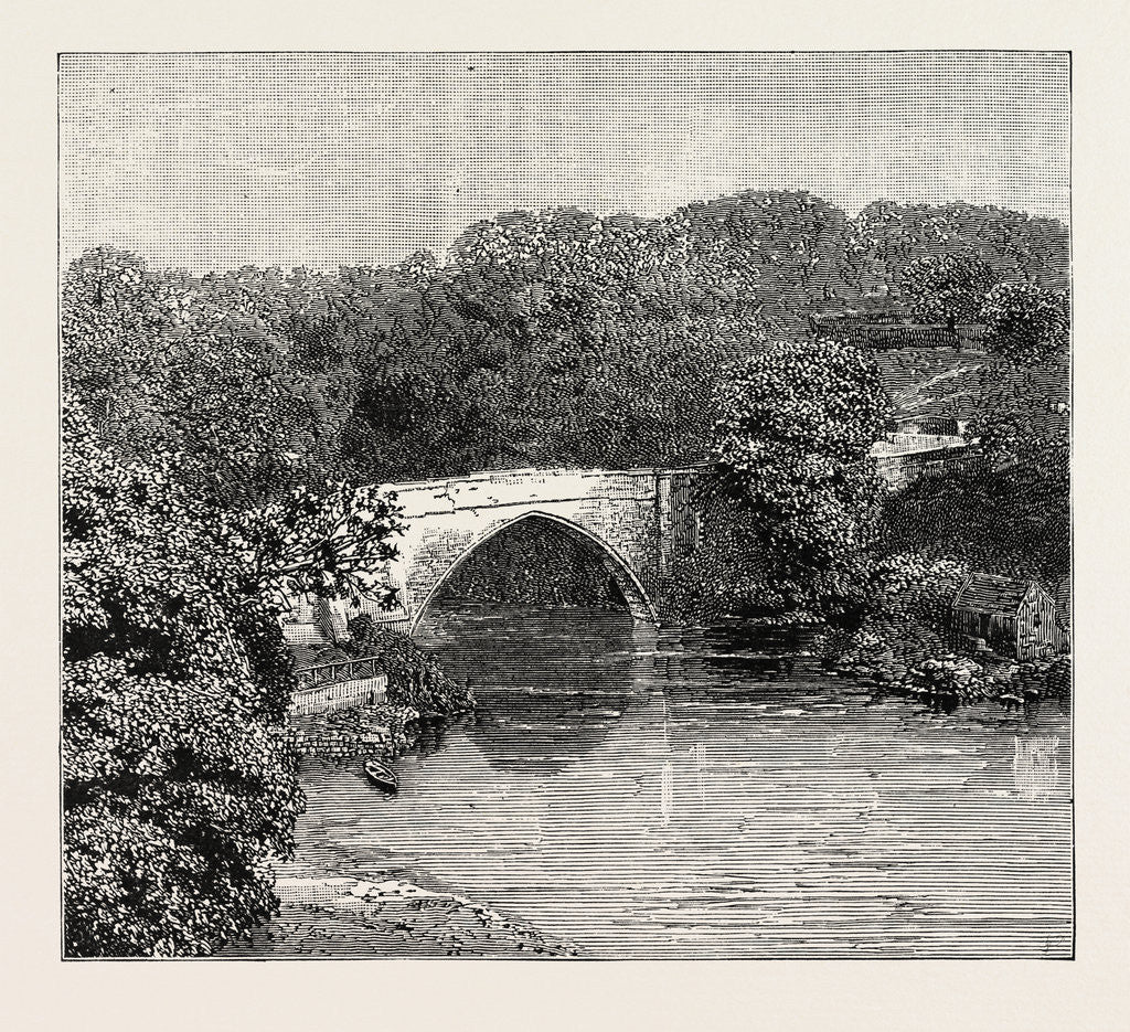 Detail of Aberdeen, Brig O' Balgownie, Across the Don by Anonymous