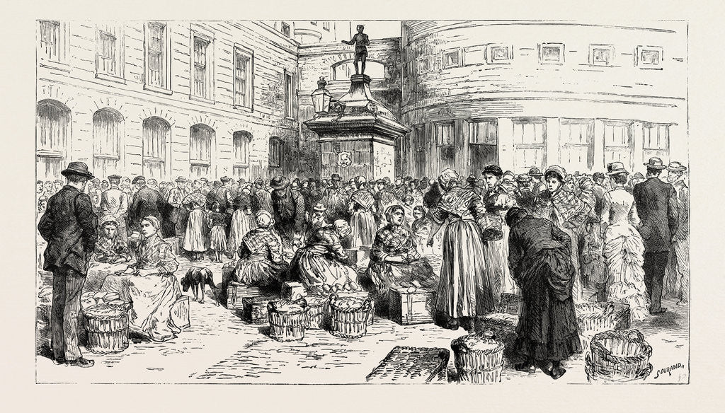 Detail of Aberdeen: Butter Fair at the Mannie on the Green by Anonymous