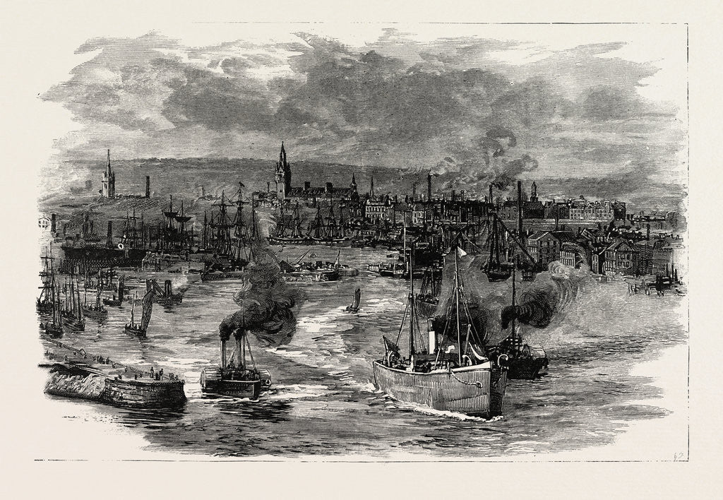 Detail of Victoria Docks, the Port of Aberdeen by Anonymous