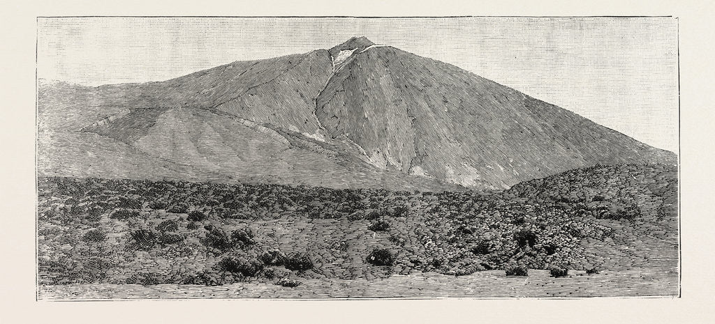 Detail of The Peak of Tenerife, from the Canadas on the South, the Canary Islands by Anonymous