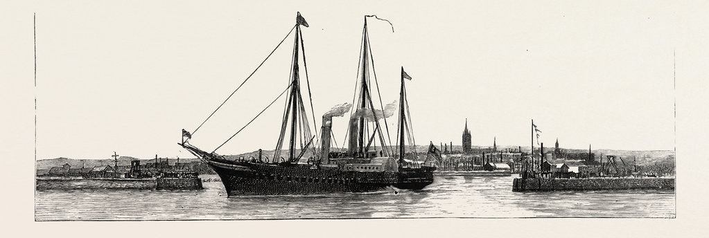 Detail of The Osborne Leaving Aberdeen by Anonymous